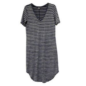 3/$20 Sale GAP Navy Blue Striped Easy Tee T-Shirt Dress Nautical Style Size (M)